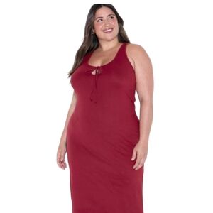 Wild Fable ButterBliss Red Midi Bodycon Dress 2X